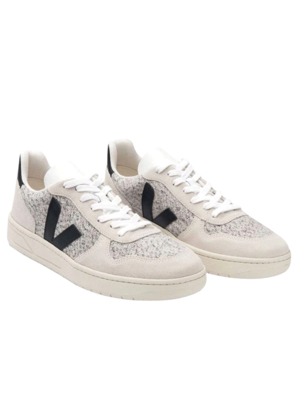 VEJA Veja V-10 'Flannel Snow Black 7 Sneakers Shoes